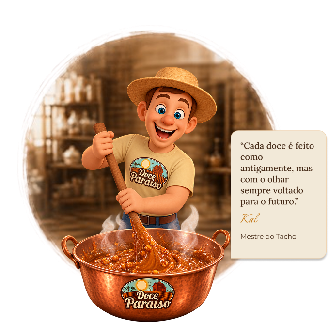 Mestre do tacho da Doce Paraíso